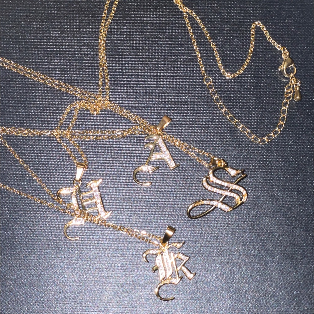 Gold Plated Letter Chain